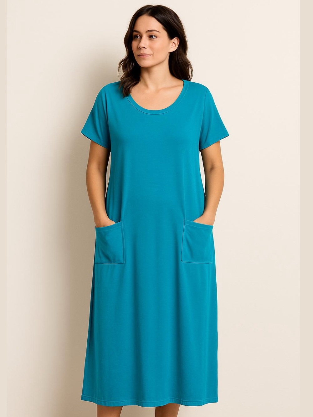 Ingear Resort Teal, Relaxed fit Maxi Dress